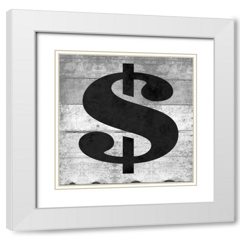 SHIFT KEY $ White Modern Wood Framed Art Print with Double Matting by Grey, Jace