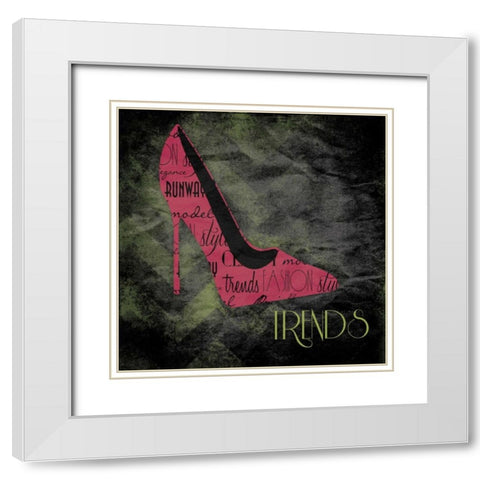 Trends White Modern Wood Framed Art Print with Double Matting by Grey, Jace