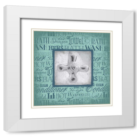 Cold knob White Modern Wood Framed Art Print with Double Matting by Grey, Jace