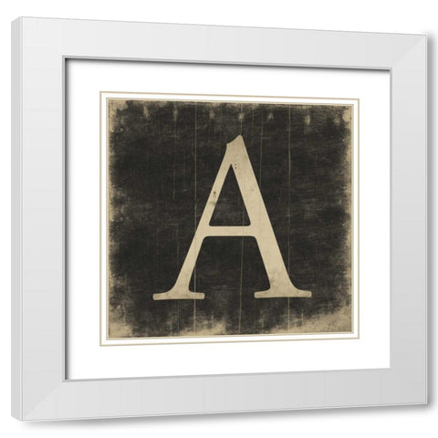 A White Modern Wood Framed Art Print with Double Matting by Grey, Jace