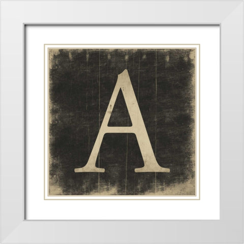 A White Modern Wood Framed Art Print with Double Matting by Grey, Jace