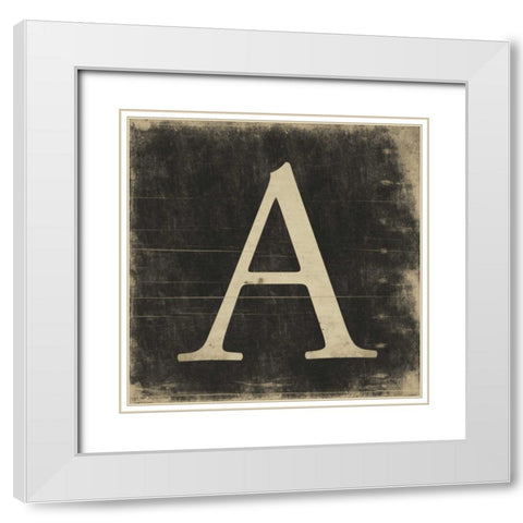 A White Modern Wood Framed Art Print with Double Matting by Grey, Jace
