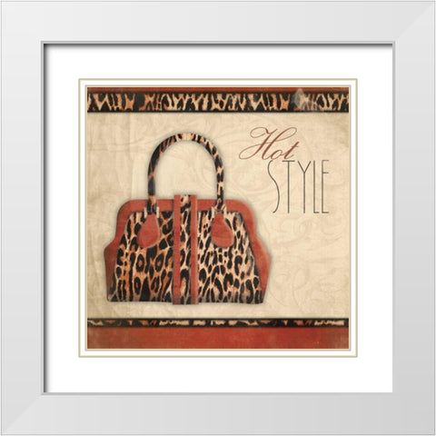 Hot Style White Modern Wood Framed Art Print with Double Matting by Grey, Jace