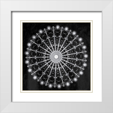 Sunken White Modern Wood Framed Art Print with Double Matting by Grey, Jace