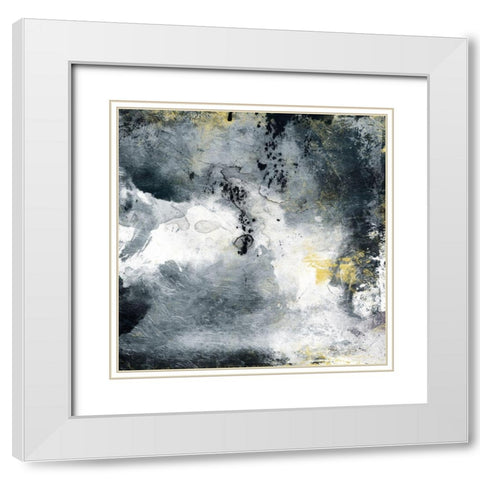 Cloud In The Water White Modern Wood Framed Art Print with Double Matting by Grey, Jace