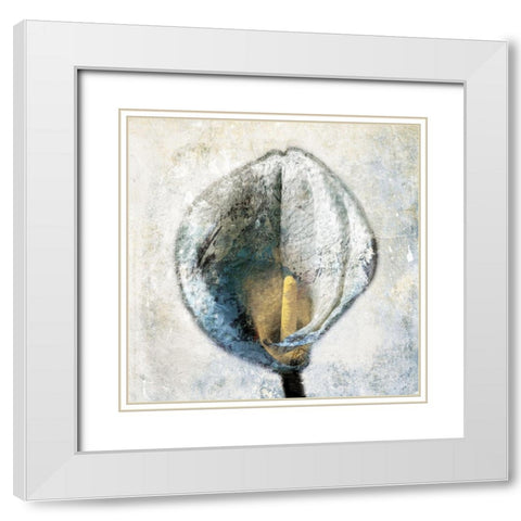 Stand Out White Modern Wood Framed Art Print with Double Matting by Grey, Jace