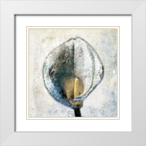 Stand Out White Modern Wood Framed Art Print with Double Matting by Grey, Jace