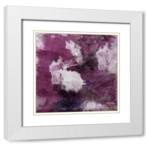 Atmosphere Abstract White Modern Wood Framed Art Print with Double Matting by Grey, Jace
