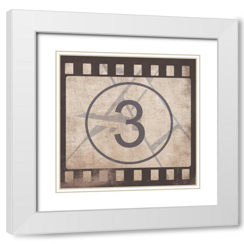 Cinema 9patch White Modern Wood Framed Art Print with Double Matting by Grey, Jace