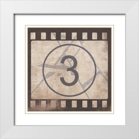 Cinema 9patch White Modern Wood Framed Art Print with Double Matting by Grey, Jace