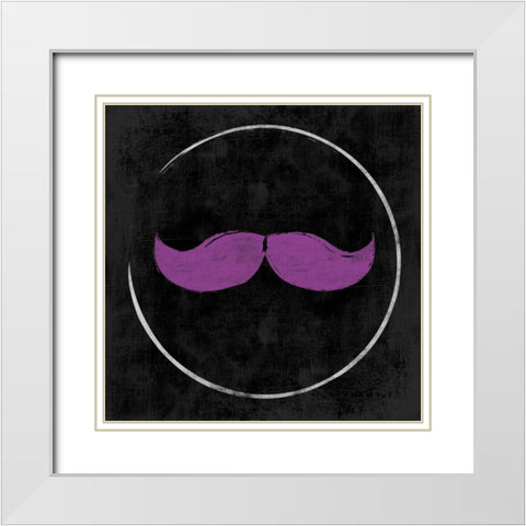Real Men Symbols 2 White Modern Wood Framed Art Print with Double Matting by Grey, Jace