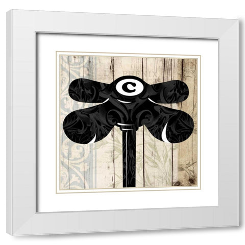 Cold Nob White Modern Wood Framed Art Print with Double Matting by Grey, Jace