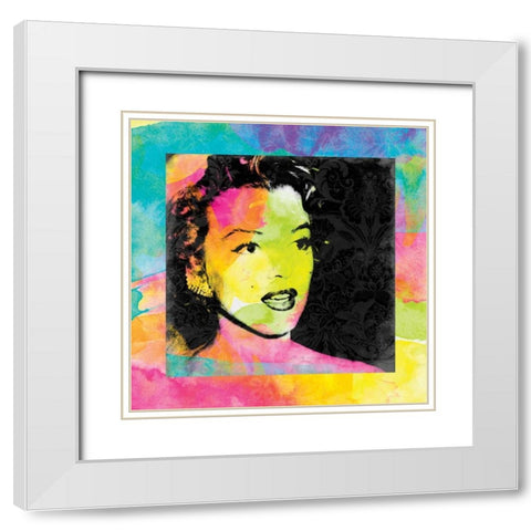 Monroe Watercolor Mate White Modern Wood Framed Art Print with Double Matting by Grey, Jace
