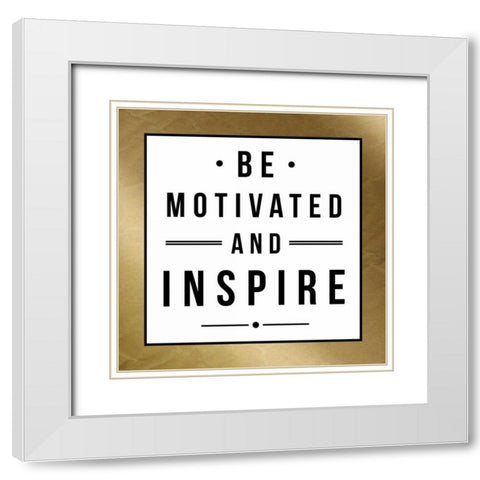 Motivated White Modern Wood Framed Art Print with Double Matting by Grey, Jace