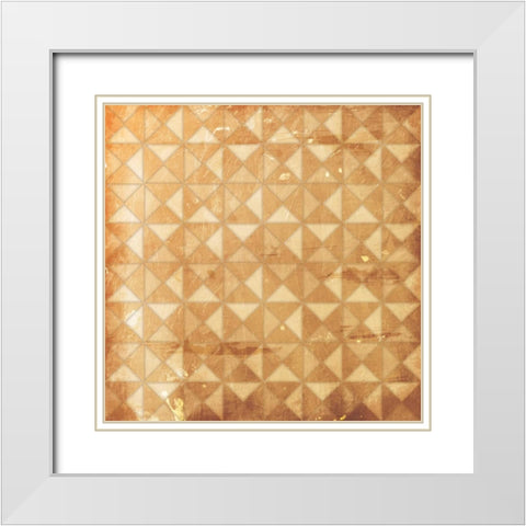 Bow Tie Wood White Modern Wood Framed Art Print with Double Matting by Grey, Jace