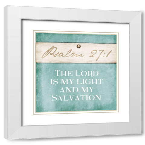 Salvation Sea Foam White Modern Wood Framed Art Print with Double Matting by Grey, Jace