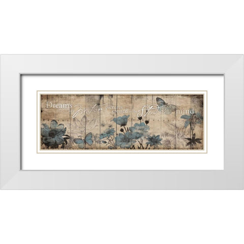 Studios Of Our Mind White Modern Wood Framed Art Print with Double Matting by Grey, Jace