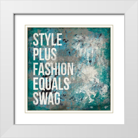 Style 1 White Modern Wood Framed Art Print with Double Matting by Grey, Jace