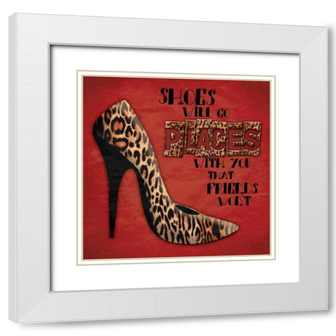 Places White Modern Wood Framed Art Print with Double Matting by Grey, Jace