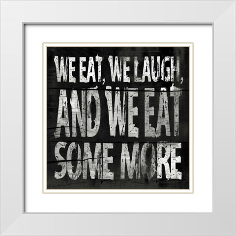 Kitchen Mate White Modern Wood Framed Art Print with Double Matting by Grey, Jace