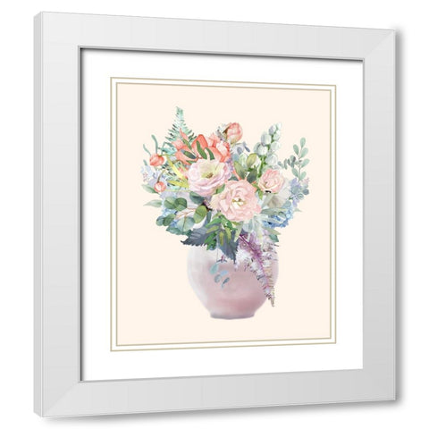 Night Of Romance 2 White Modern Wood Framed Art Print with Double Matting by Keith, Jesse