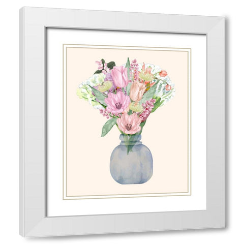 Night Of Romance 3 White Modern Wood Framed Art Print with Double Matting by Keith, Jesse