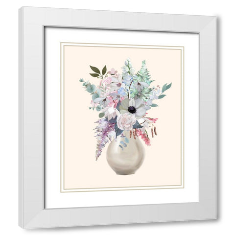 Night Of Romance 5 White Modern Wood Framed Art Print with Double Matting by Keith, Jesse