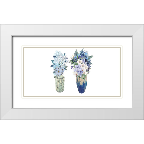 Love And Passion White Modern Wood Framed Art Print with Double Matting by Keith, Jesse