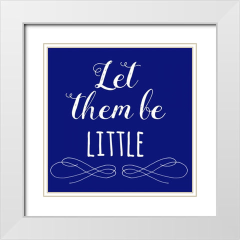 Little White Modern Wood Framed Art Print with Double Matting by Matic,Jelena