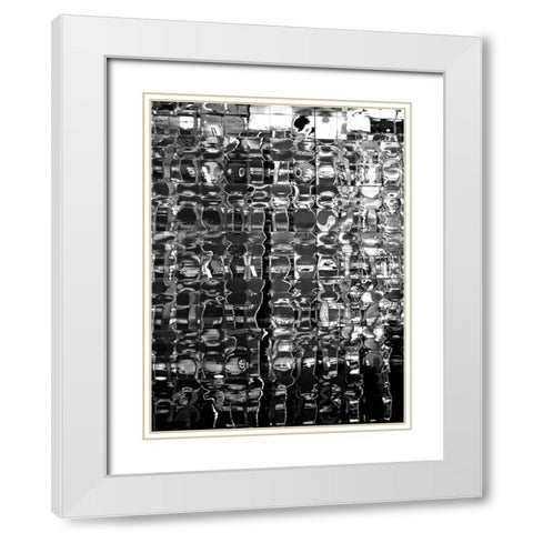 Reflectional Industry E White Modern Wood Framed Art Print with Double Matting by Pica, Jeff