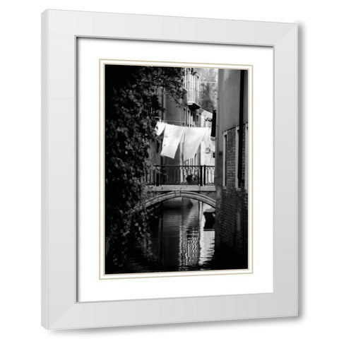 Cinque calli di Venezia 4 E White Modern Wood Framed Art Print with Double Matting by Grey, Jace