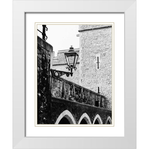 London Travels White Modern Wood Framed Art Print with Double Matting by Grey, Jace