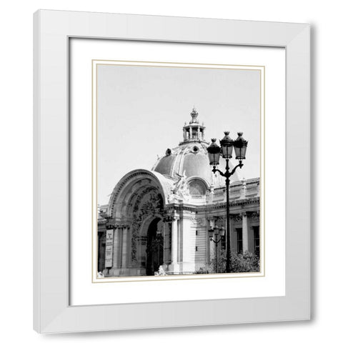 Musee du Petit Palais White Modern Wood Framed Art Print with Double Matting by Grey, Jace