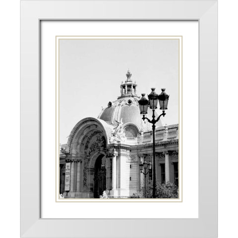 Musee du Petit Palais White Modern Wood Framed Art Print with Double Matting by Grey, Jace