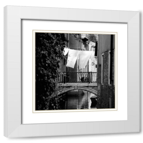Cinque calli di Venezia 4 E White Modern Wood Framed Art Print with Double Matting by Grey, Jace