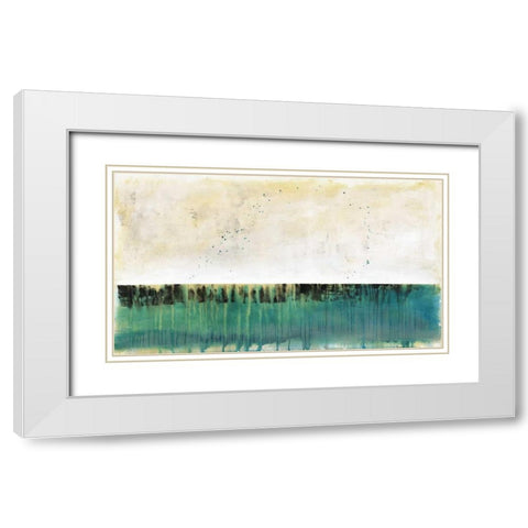 Hindsight White Modern Wood Framed Art Print with Double Matting by Grey, Jace