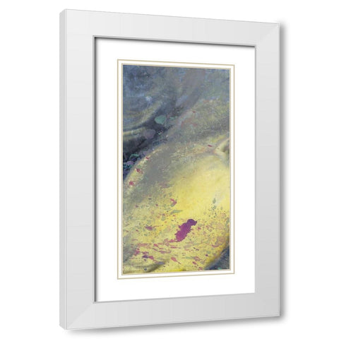 Space Yellow 2 White Modern Wood Framed Art Print with Double Matting by Allen, Kimberly