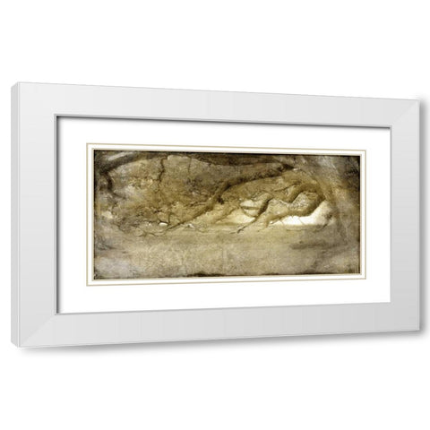 Evergreen Dawn White Modern Wood Framed Art Print with Double Matting by Allen, Kimberly