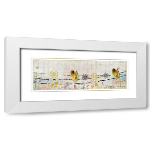 Boho Day White Modern Wood Framed Art Print with Double Matting by Allen, Kimberly