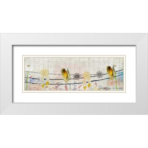 Boho Day White Modern Wood Framed Art Print with Double Matting by Allen, Kimberly