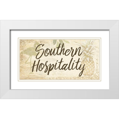 Southern Charm 5 White Modern Wood Framed Art Print with Double Matting by Allen, Kimberly