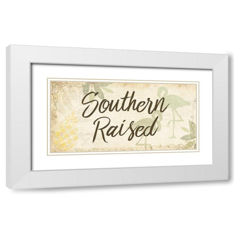 Southern Charm 6 White Modern Wood Framed Art Print with Double Matting by Allen, Kimberly