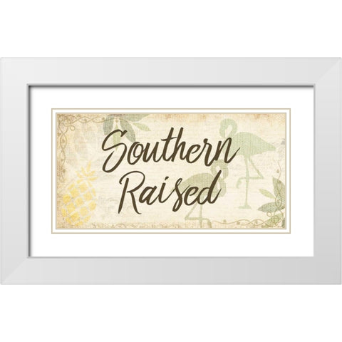 Southern Charm 6 White Modern Wood Framed Art Print with Double Matting by Allen, Kimberly