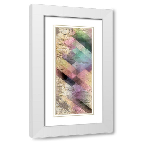 Color Code A White Modern Wood Framed Art Print with Double Matting by Allen, Kimberly