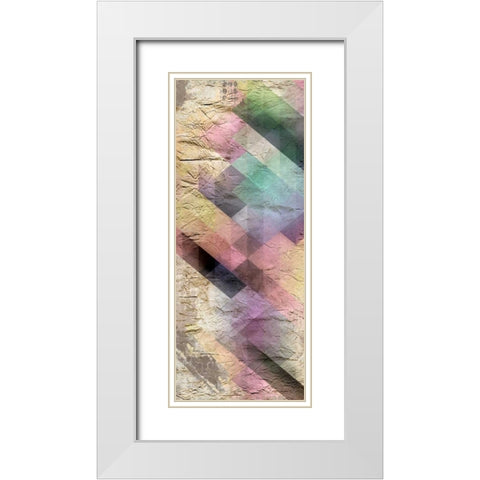 Color Code A White Modern Wood Framed Art Print with Double Matting by Allen, Kimberly