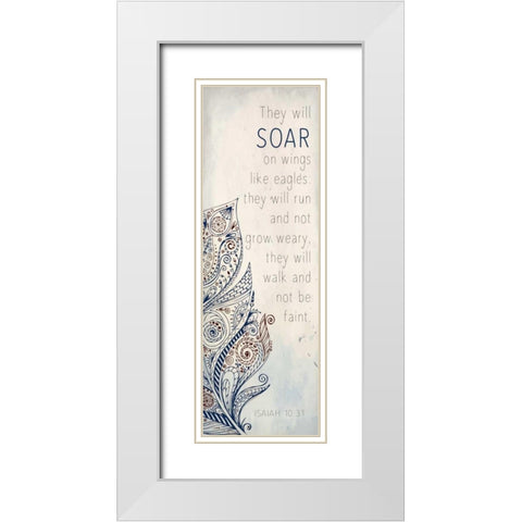 They Will White Modern Wood Framed Art Print with Double Matting by Allen, Kimberly