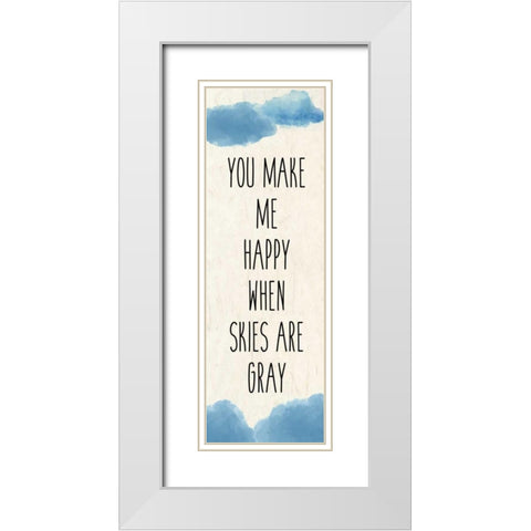 My Sunshine 2 revised A White Modern Wood Framed Art Print with Double Matting by Allen, Kimberly