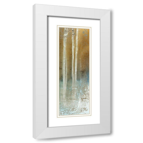 Through the Trees C White Modern Wood Framed Art Print with Double Matting by Allen, Kimberly