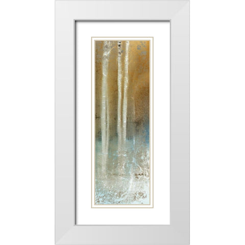 Through the Trees C White Modern Wood Framed Art Print with Double Matting by Allen, Kimberly