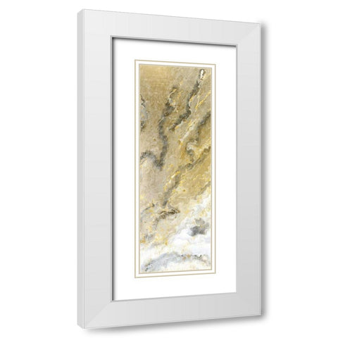 Mood 1 White Modern Wood Framed Art Print with Double Matting by Allen, Kimberly